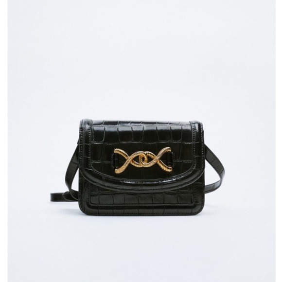 ZARA Black Crossbody Bag - Picture 5 of 6